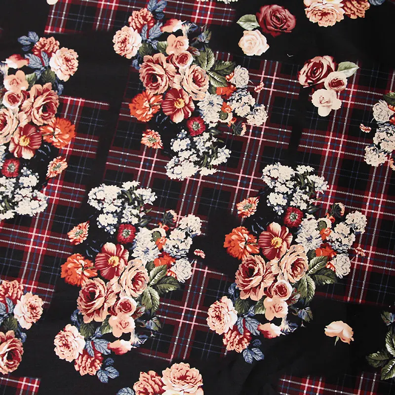 FOLWER vintage fabric WITH lace Retro style Calico Printed cotton for DIY Bag 1 order=50cm*140cm | Дом и сад