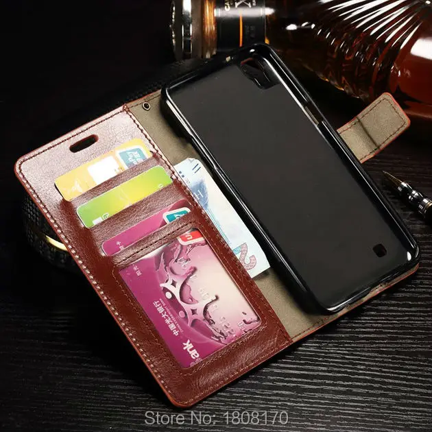 Ретро Crazy Horse Бумажник кожаный чехол C-ку для Samsung J210 для Huawei Nova mate9 LG X Мощность v20 G6 карты Стенд крышку 50 шт