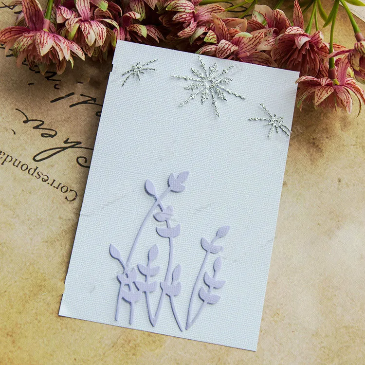 

Dendrite leaves die cuts,metal die cutting dies in scrapbooking embossing folder suit for cutting machine