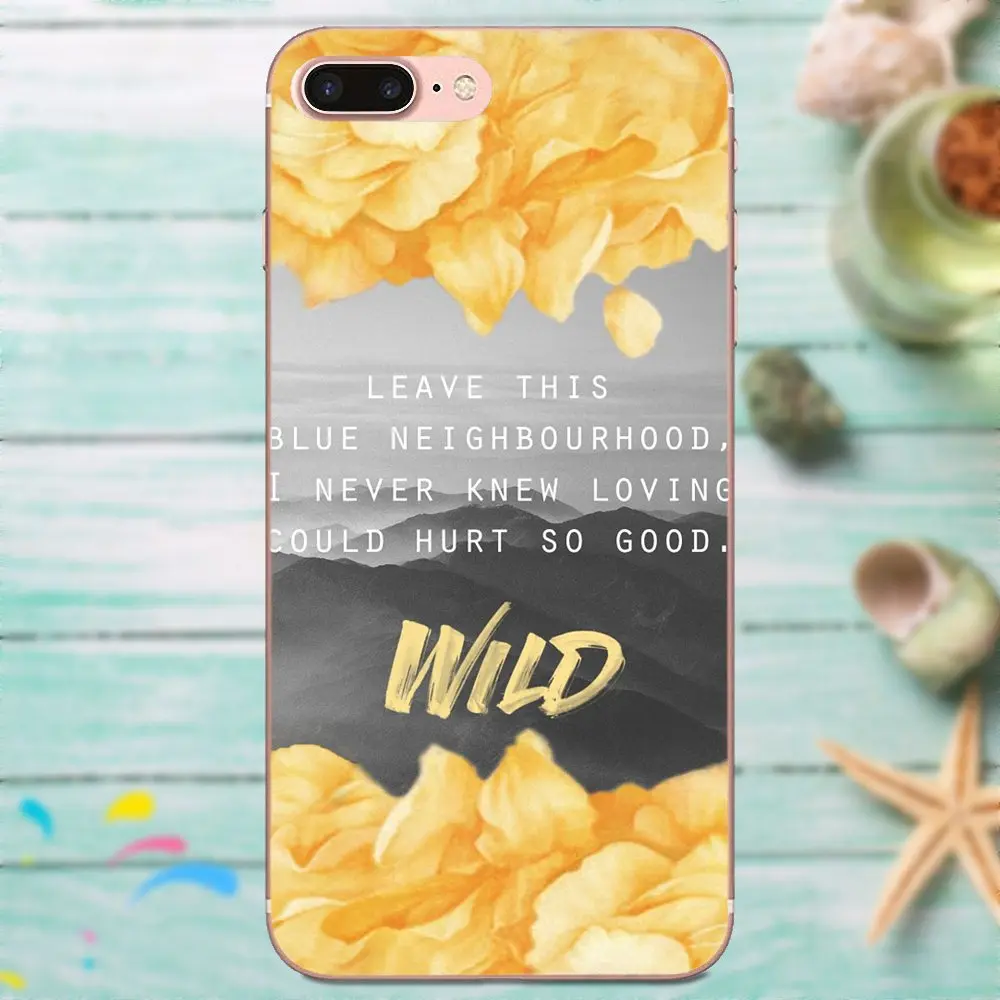 Troye Sivan Wild Lyrics Lockscreen TPU чехол для телефона Samsung Galaxy Note 5 8 9 S3 S4 S5 S6 S7 S8 S9 S10 mini Edge Plus
