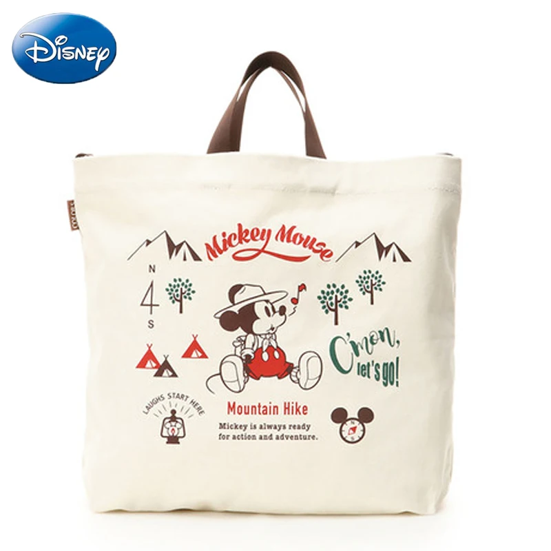 Disney женская сумка с Микки Маусом Большая вместительная ручная модная для девочек