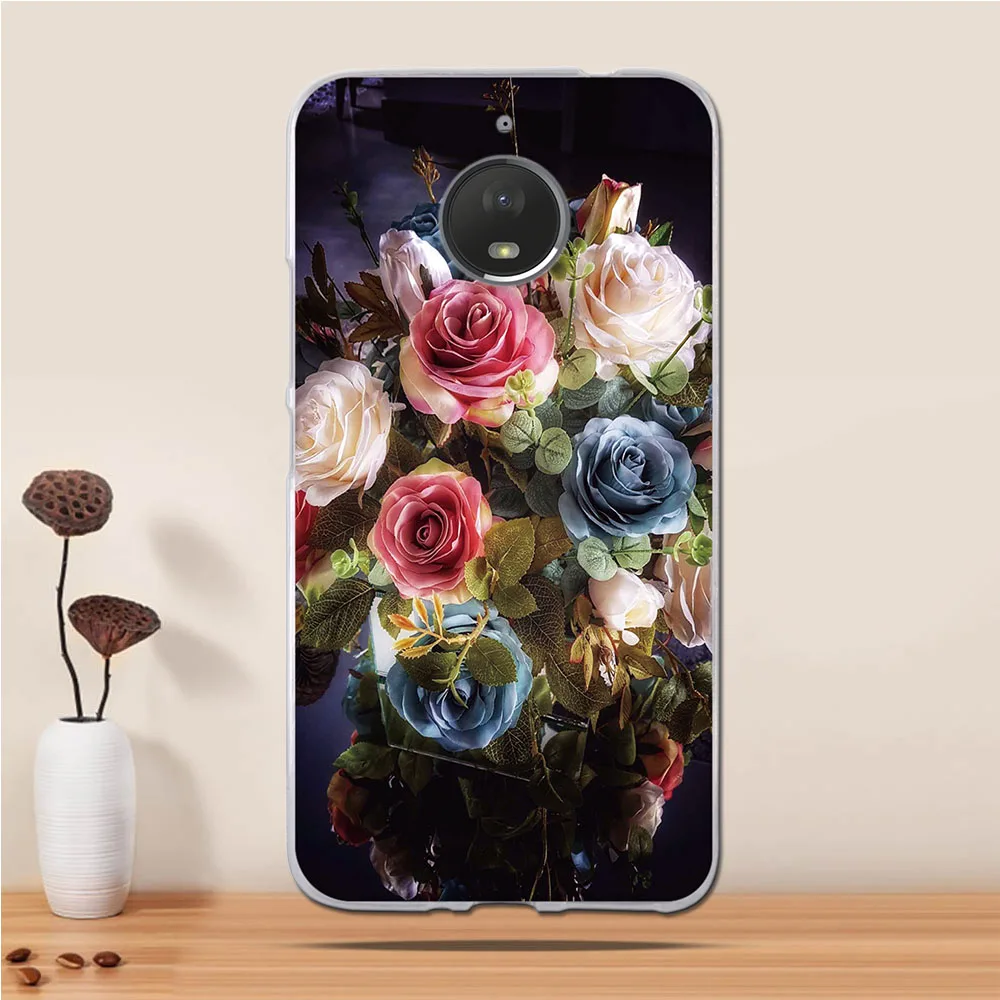 Для Motorola Moto E4 Plus E (4 го поколения) Силиконовые ультра тонкие мягкие чехлы для
