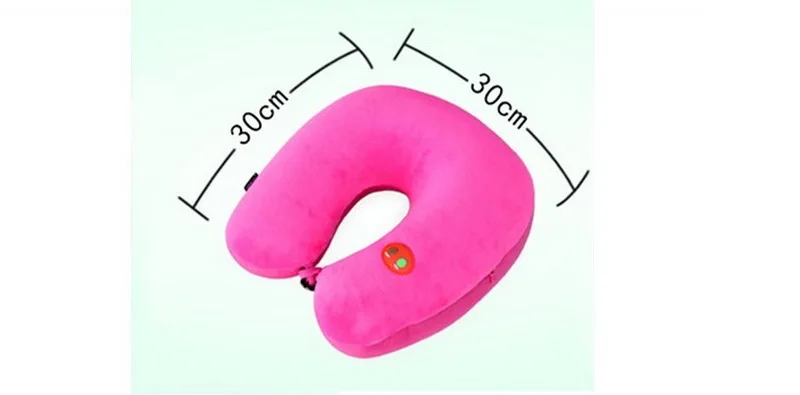 Инновационная U-образная дорожная подушка для массажа шеи с питанием от USB