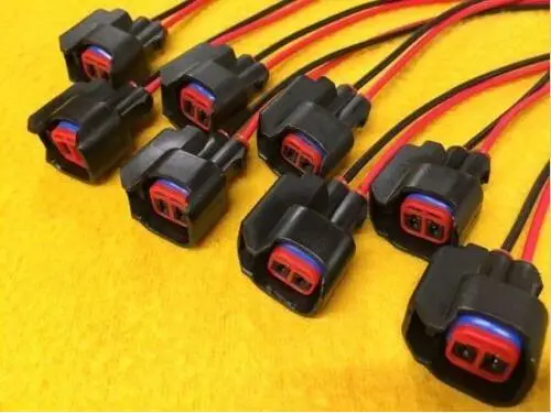 Бесплатная доставка EV6 USCAR топливный инжектор 2 pin EV1 разъем с проводом или без