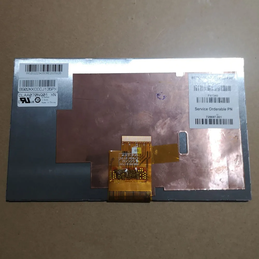 7-дюймовый ЖК-экран CLAA070NQ01 XN для планшетных ПК HP выделенный 1024*600 IPS | Компьютеры и