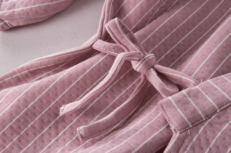 Женские пижамные комплекты, зимнее нижнее белье Yukata, японский халат-кимоно, хлопковые костюмы, ночная рубашка, одежда для сна, халат, домашняя одежда для отдыха