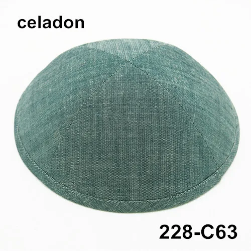 228C63 Джинсовая кепка 19 см kippot kippa yarmulke KIpa Skullies Beanies, Еврейская кипа с черепом - Цвет: 228C63
