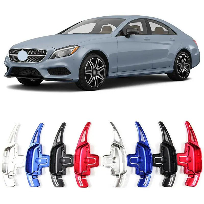 

Savanini Alloy Add-On Steering Wheel DSG Paddle Shifters Extension For Mercedes Benz CLS350 CLS500 CLS550 2014-2018