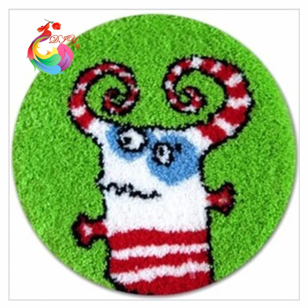 Крюк с защелкой ковер комплекты круглый коврик diy-войлочные набор инструментов в