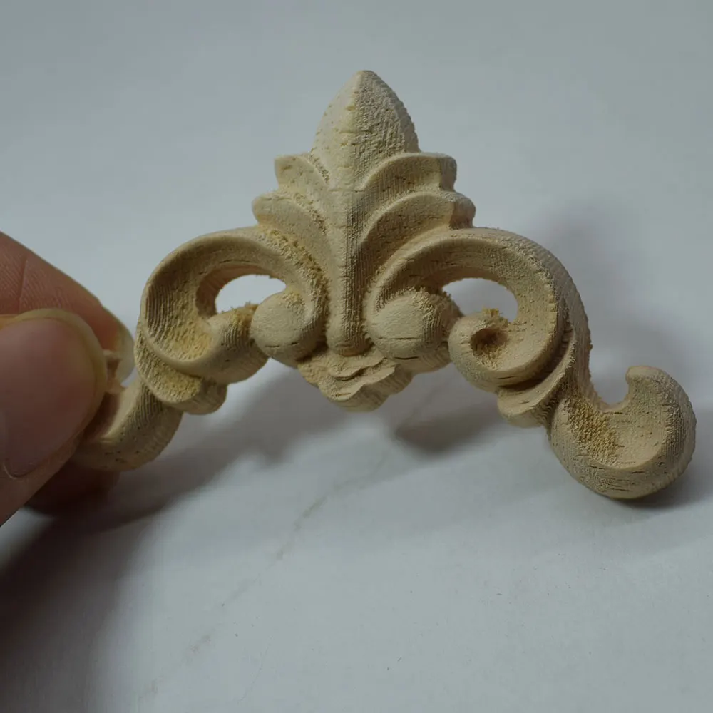 Декор для мебели резьба по дереву европейский стиль круглая аппликация сердце