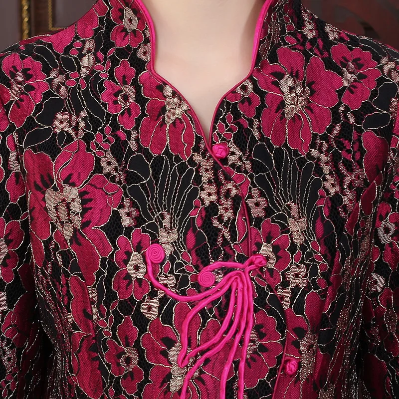 Высокое качество новинка китайский стиль Женская весенне-осенняя куртка