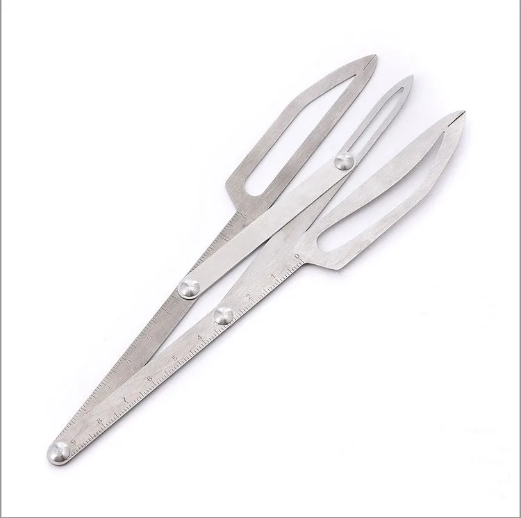 1PCS Golden Ratio Measure Microblading Stainless Steel Ruler Permanent Makeup Eyebrow Tattoo Design Calipers Stencil Free Ship | Красота и