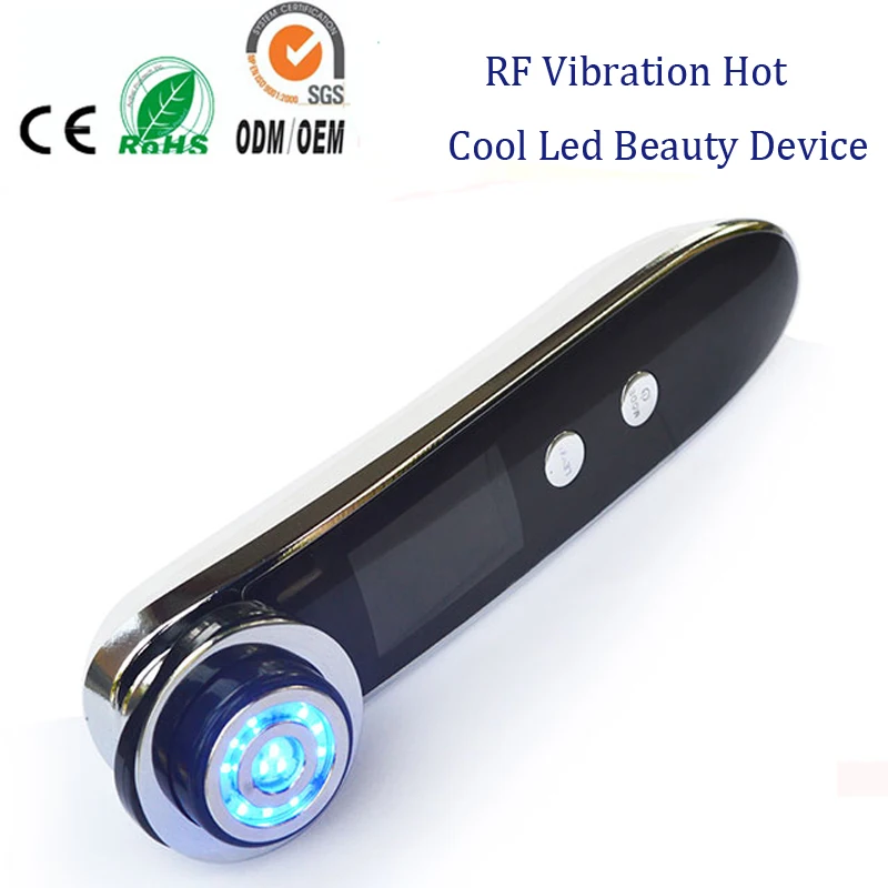 Портативный красный синий светодиод Горячая крутая терапия RF EMS радиочастотная