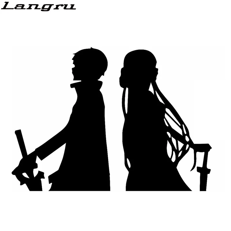 Langru LeLegendary новый красивый парень в Мече Kirito Asuna Sao наклейка на машину мотоцикл