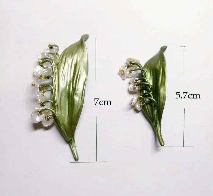 Винтажная брошь CSxjd с натуральным жемчугом и лилиями модная Ювелирное Украшение