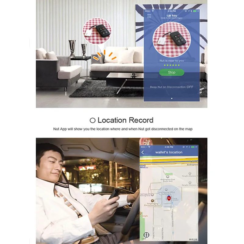 Высокое качество Bluetooth 4 0 смарт трекер против потери домашних животных Keyfinder GPS