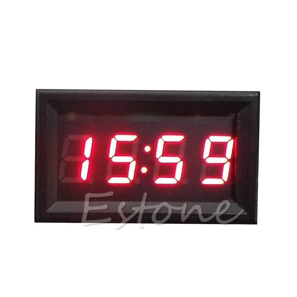 

Hot Sale LED Display Digital Clock 12V/24V Dashboard Car Motorcycle Accessory 1PC Drop shipping