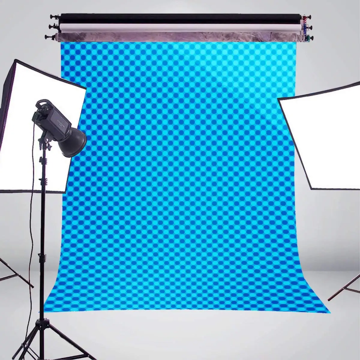5X7 футов синий абстрактный фон изображение фотография Фон художественная