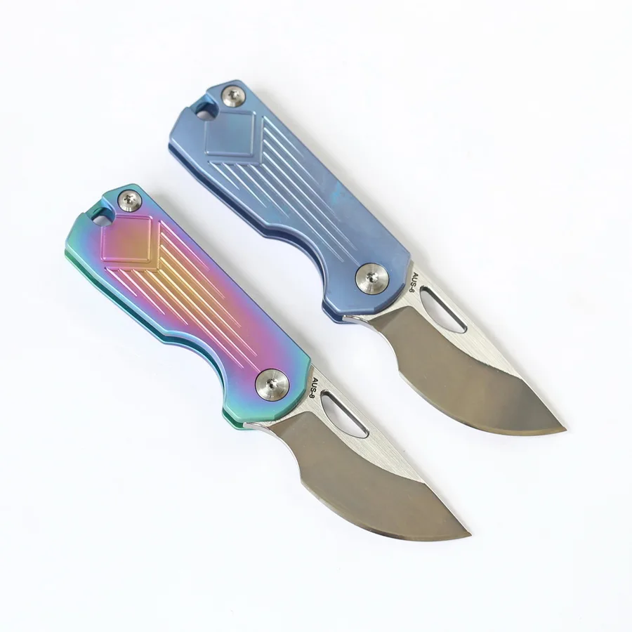 CH Mini оригинальный складной нож с подвесным ключом титановый подшипник шариком и