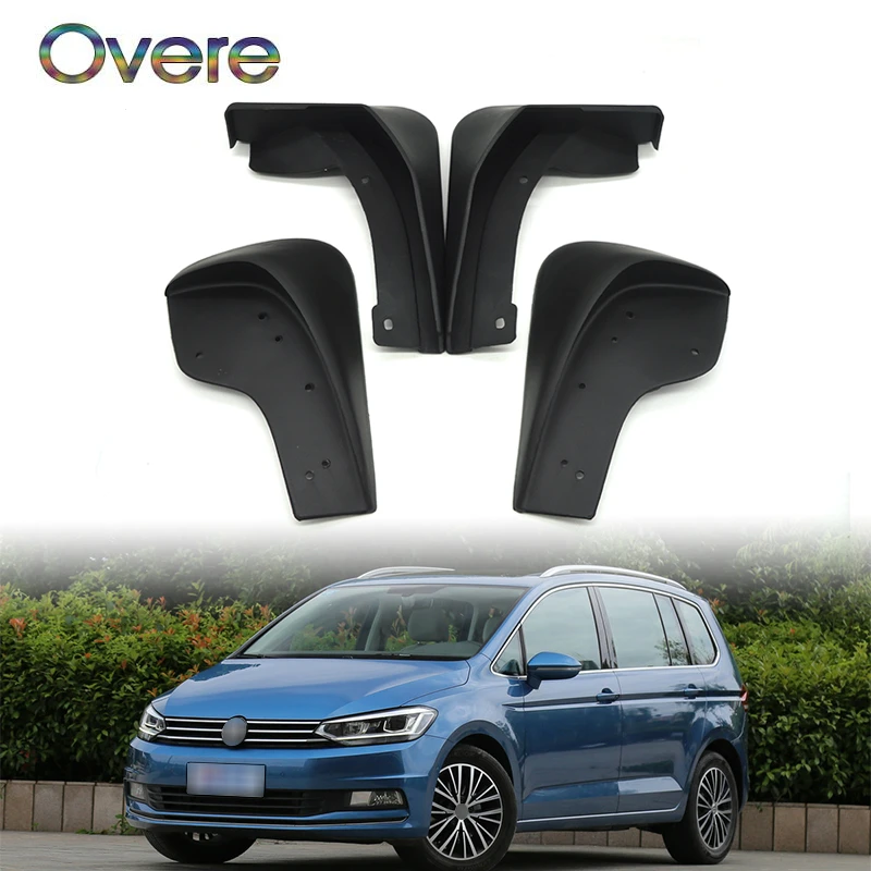 

Брызговики для автомобиля Overe передние и задние брызговики, для VW Touran 2016, 2017, 2018, Volkswagen, 1 комплект