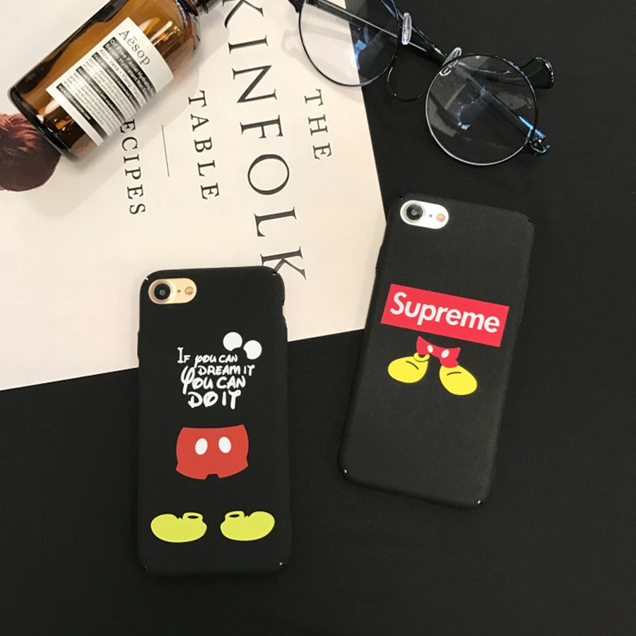 Световой Верховный Case для iPhone 7 Plus 5S 6 6s Плюс коке Fundas Luxury Матовая Крышка Телефон