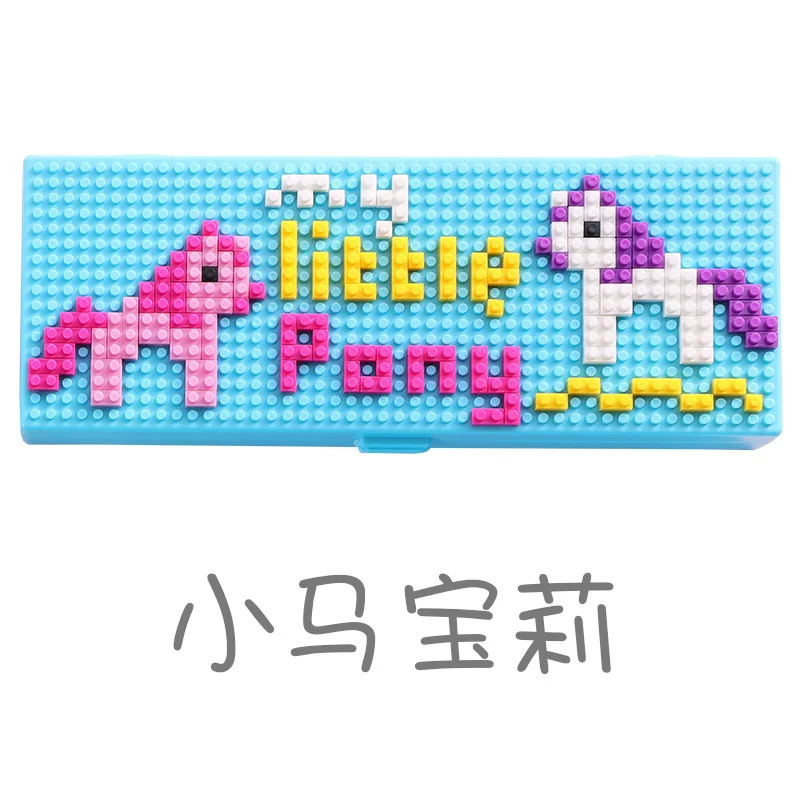 Figure 7 1 шт., чехол для карандашей с героями мультфильмов, милый рисунок hello kitty, единорог, детская игрушка-головоломка, новинка, пластиковая коробка для карандашей, канцелярские товары, Papeleria, школьный подарок - Цвет: Figure 7
