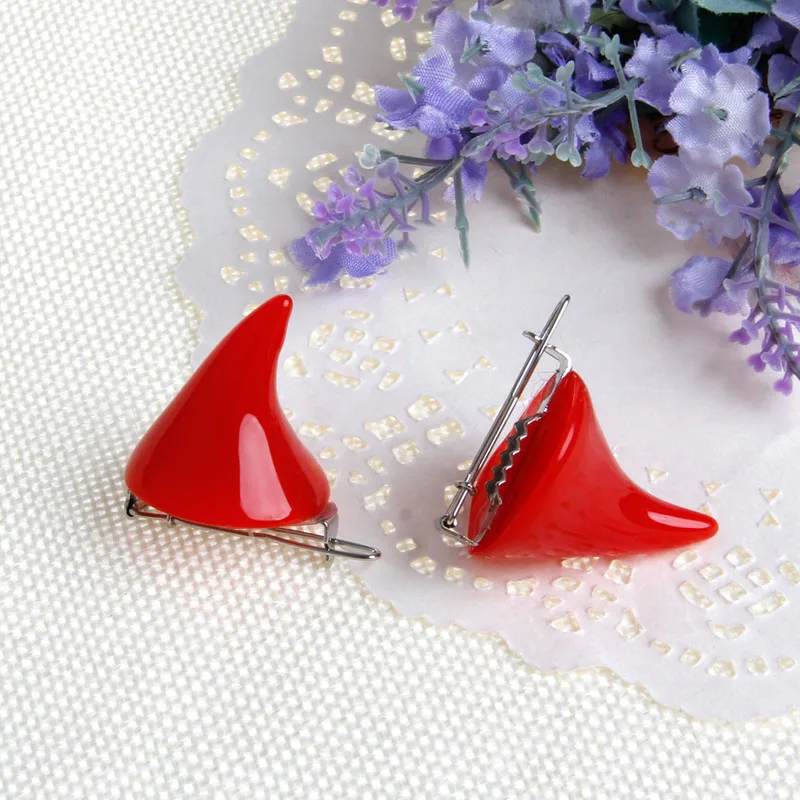 Женские шикарные стерео гарнитуры дьявола на Хэллоуин 10 шт.|hair barrette|clip hairpinsdevil horns