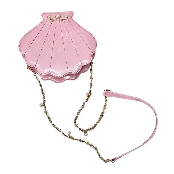 Pink ABDB Женская голограмма кожа оболочка жемчуг кросс-боди сумки на плечо кошелек - Цвет: Pink