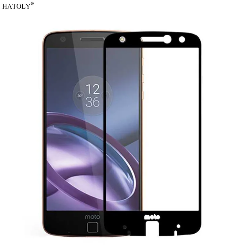 2 шт. Защитное стекло для экрана Moto Z 2.5D Закаленное Полное Motorola / Droid HATOLY|screen protector