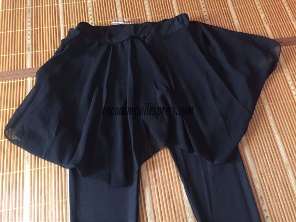 Шифоновые облегающие леггинсы в Корейском стиле с ассиметричной юбкой размеры 3XL