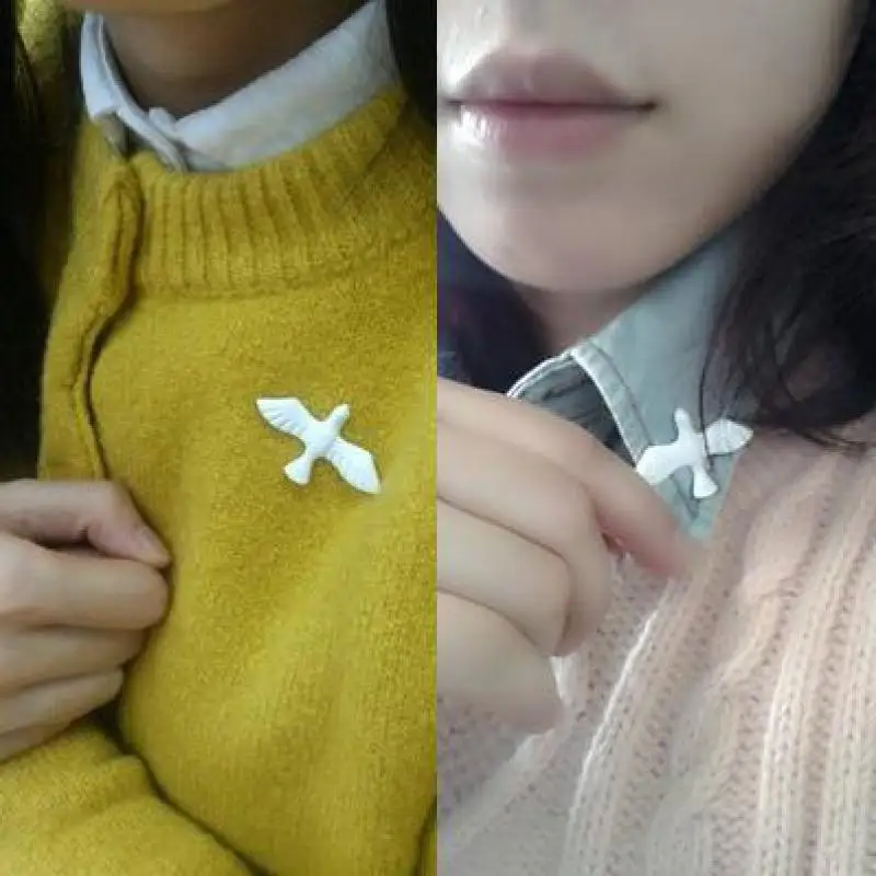 Новинка 2019 лидер продаж модная простая белая фотобулавка в стиле ретро