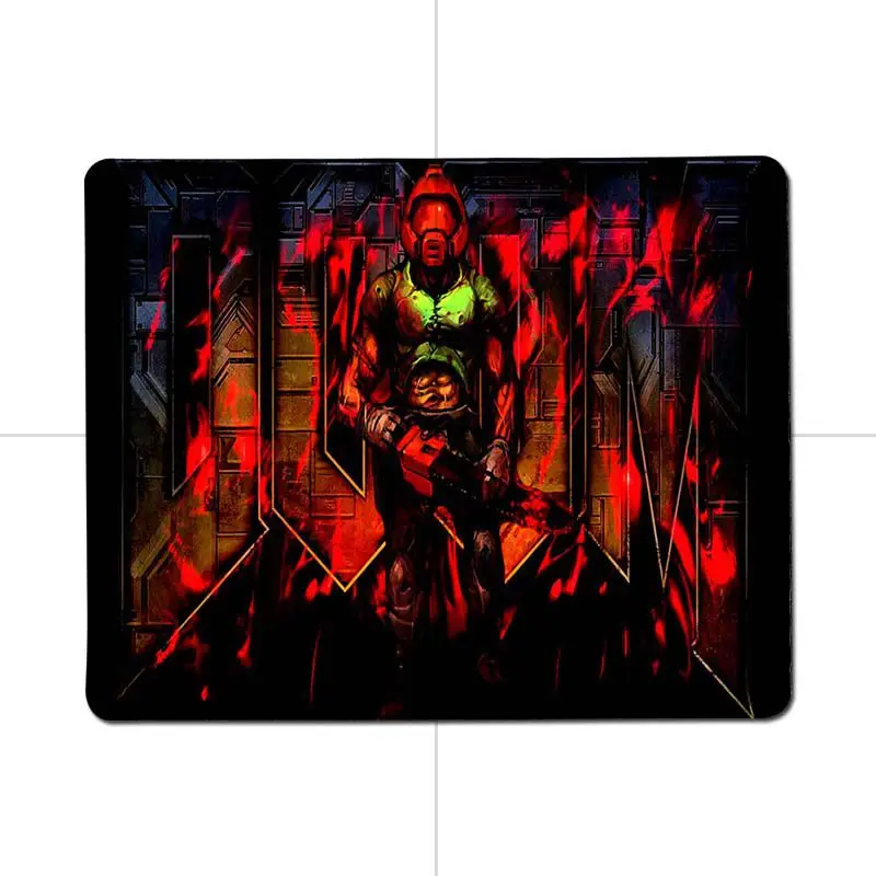 Подарочный коврик для мальчика MaiYaCa Doom HZ игровой Удобный маленький мыши Размером