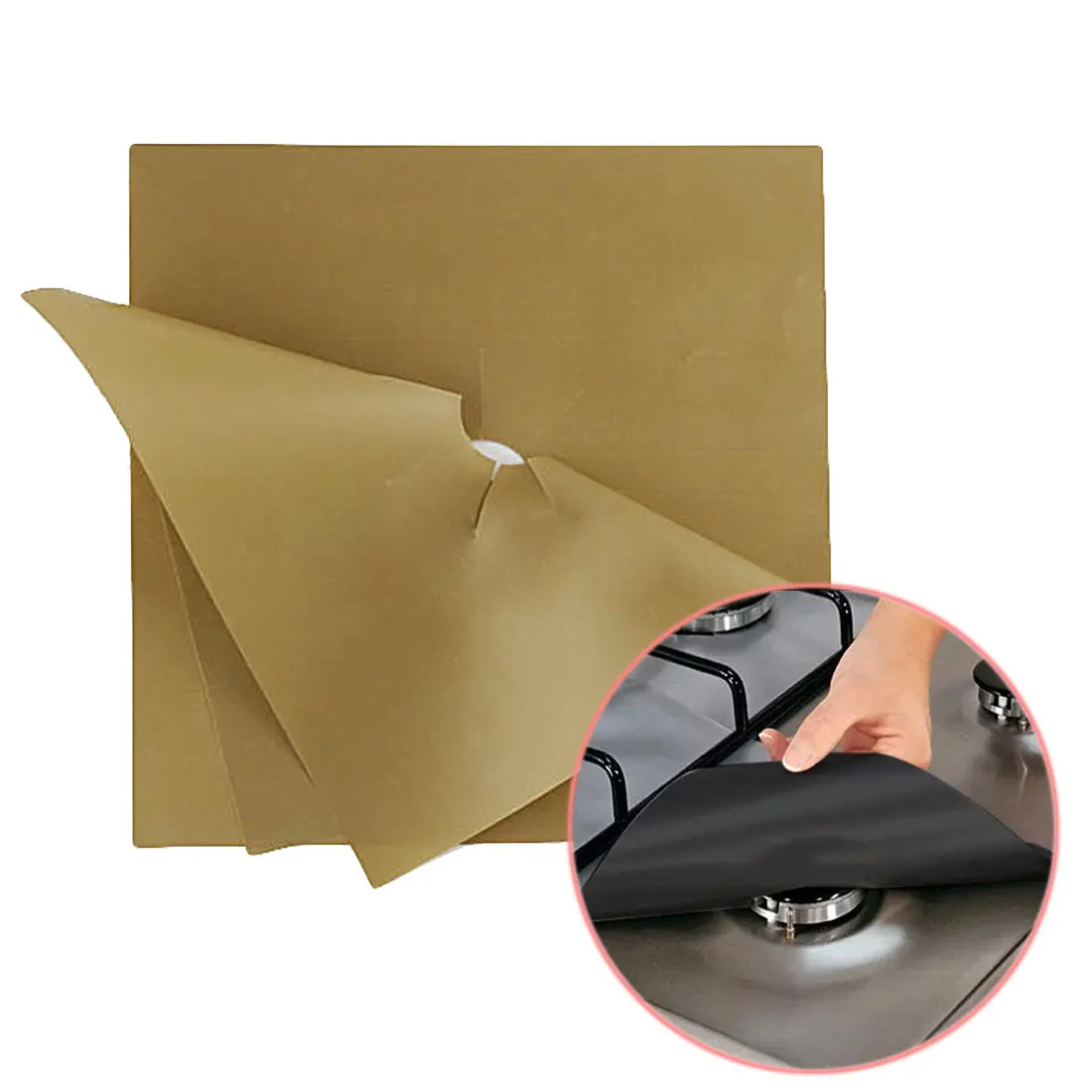 Крутая защитная накладка для газовой плиты 4 шт./компл. многоразовые аксессуары