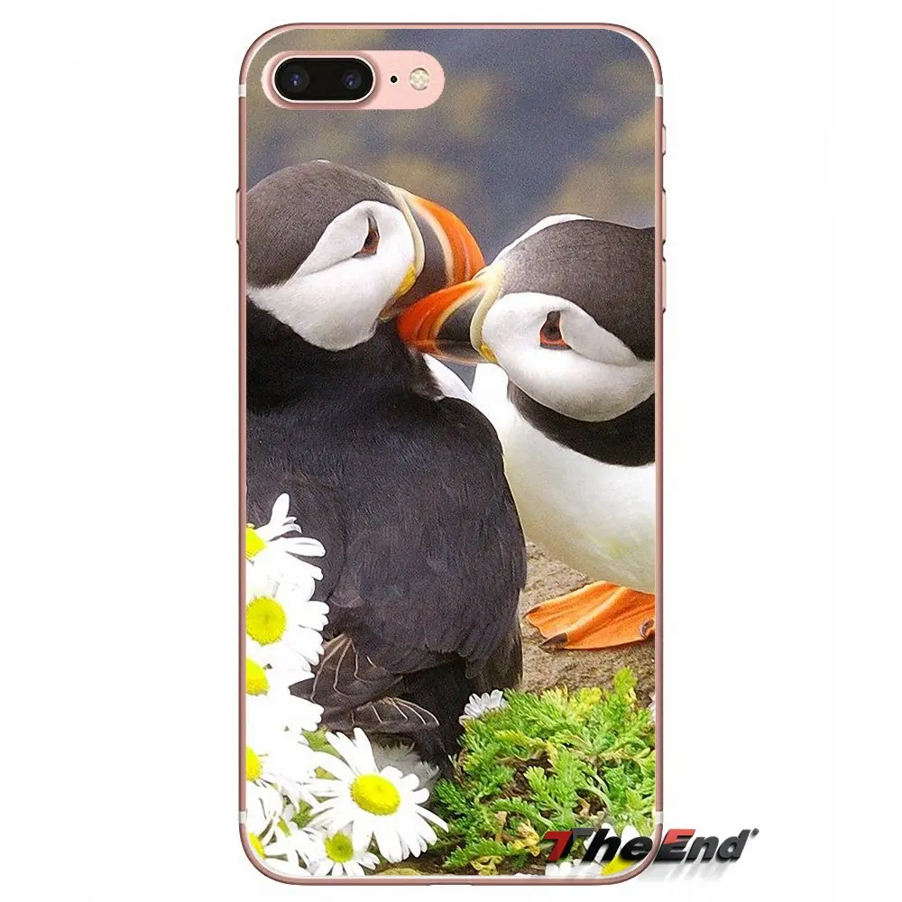 Atlantic Puffin Faroe Islands Soft Case For Samsung Galaxy S3 S4 S5 MINI S6 S7 edge S8 Plus Note 2 3 4 5 Grand Core Prime | Мобильные
