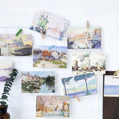 30 листов/набор открытка/поздравительная открытка/карта сообщений/конверт с