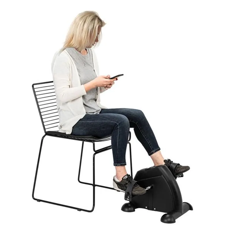 저렴한 휴대용 스테퍼 디딜 방아 심장 피트니스 스테퍼 다리 기계, 홈 체육관 운동 미니 회전 자전거 슬리밍 지방 연소 실내