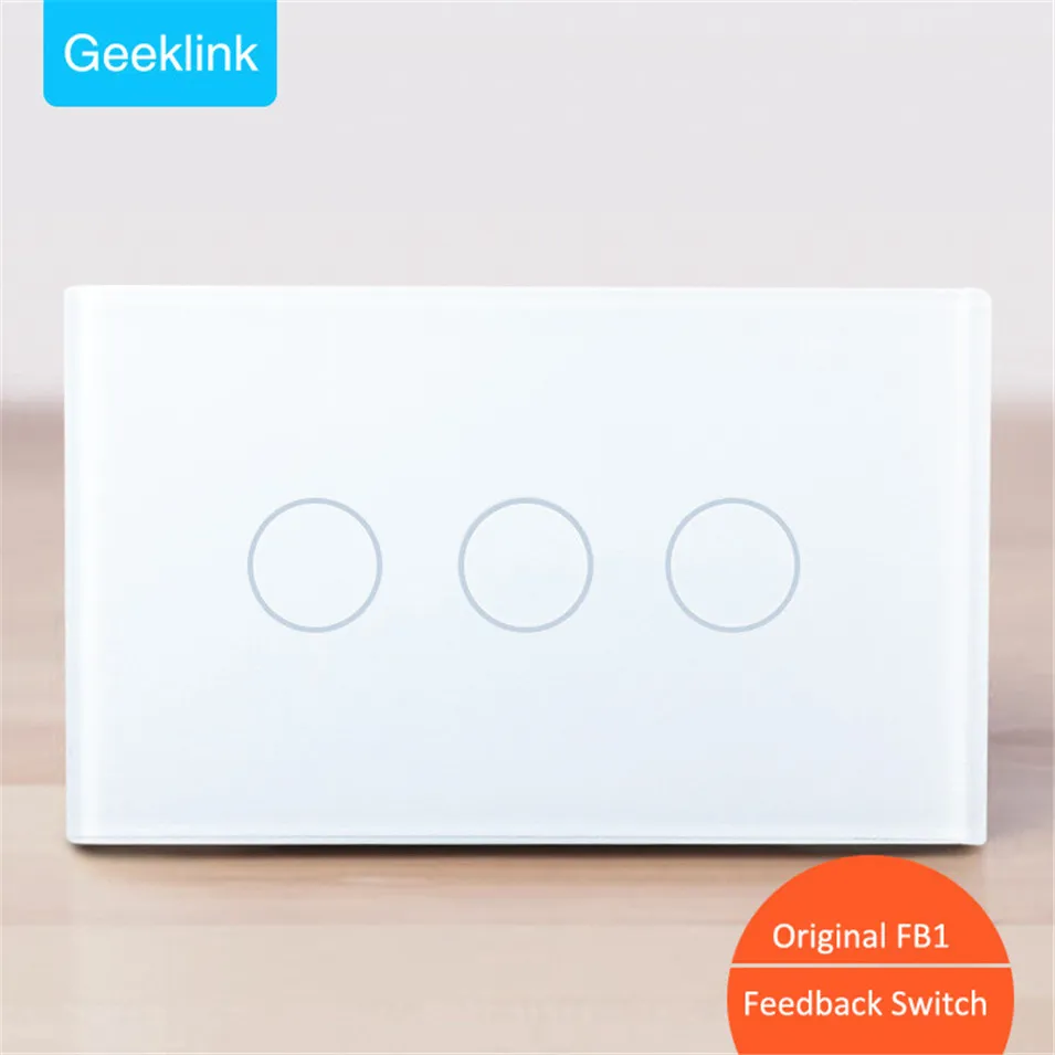 Geeklink US Новое поступление 1 2 3 банды умный дом отзывы переключатели радиочастотный