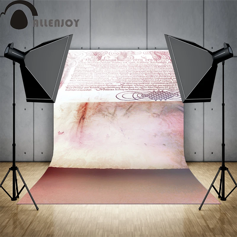 Allenjoy фон фотография желтый Винтаж красивый узор фоны для фотографии мешок новый