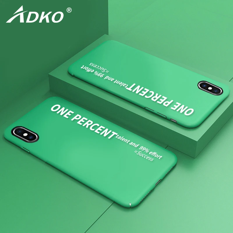 ADKO цветной Ультратонкий чехол для телефона для iPhone 11, жесткий матовый чехол из поликарбоната, противоударный чехол для телефона для iPhone X XS Max XR 11 Pro Max coque