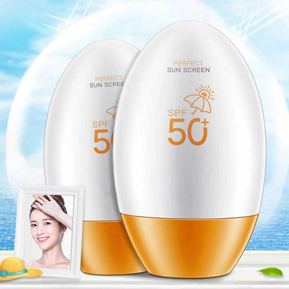 55 мл мягкий солнцезащитный лосьон SPF50 + крем для лица изоляция УФ тела увлажняющий