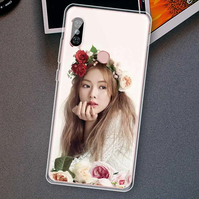 DREAMFOX N064 Hyuna Мягкий ТПУ силиконовый чехол для Xiaomi Redmi Note 3 4 5 плюс S 4A 4X 5A Pro Глобальный