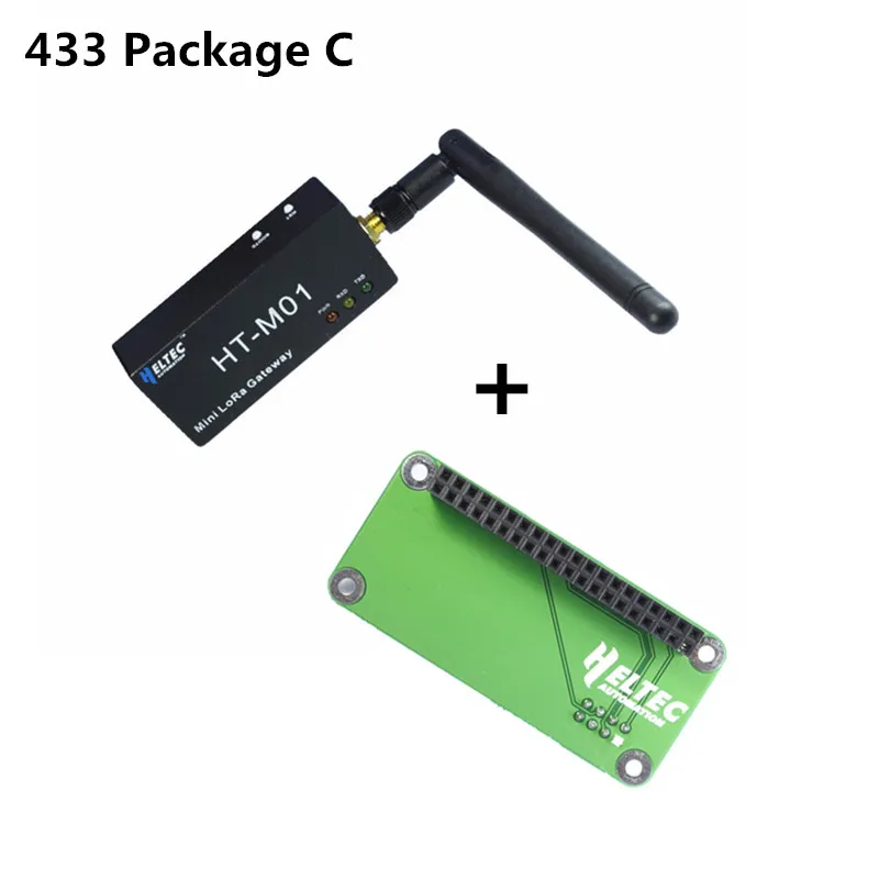 Мини IOT Lora шлюз LoraWan SX1301 sx1255/57 lora 8 каналов 433 МГц/868 МГц/915 МГц для шлюза Интегрированный для Raspberry Pi - Цвет: 433MHZ Package C