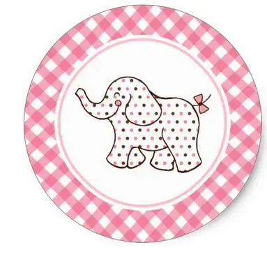 

1.5inch Baby Elephant Stickers 1
