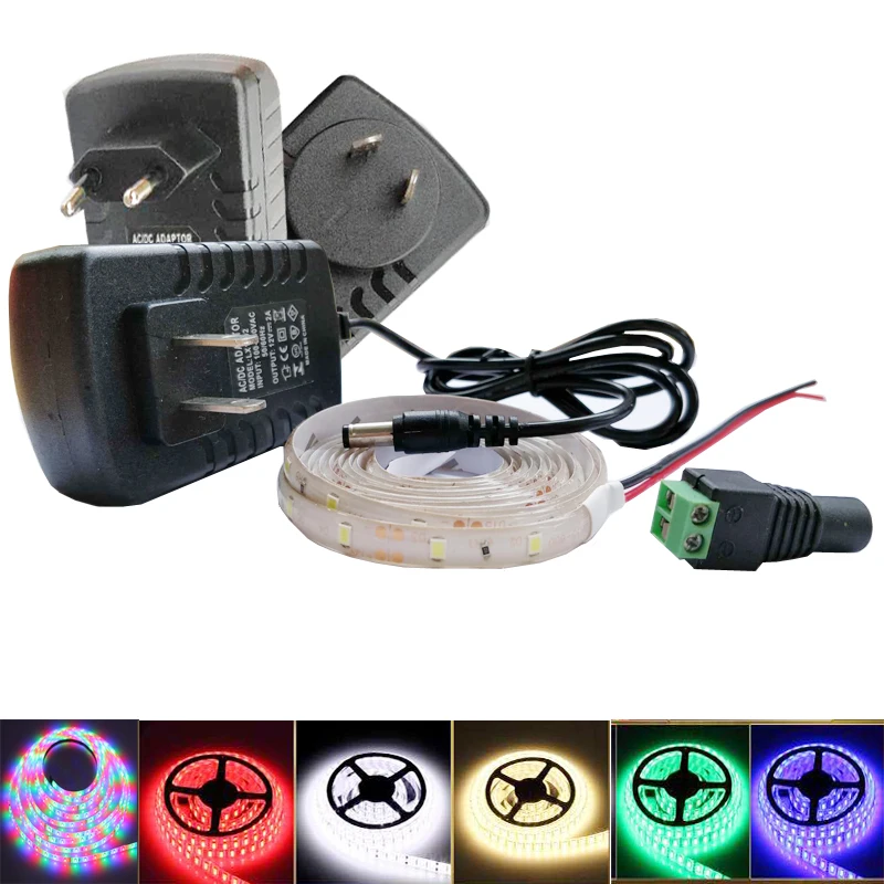 Светодиодный RGB полоски 50 см, 1 м, 2 м, 3M, 4M, 5 м, светильник, Рождественская настольная декоративная лампа, лента для телевизора, фоновый светильник ing SMD3528