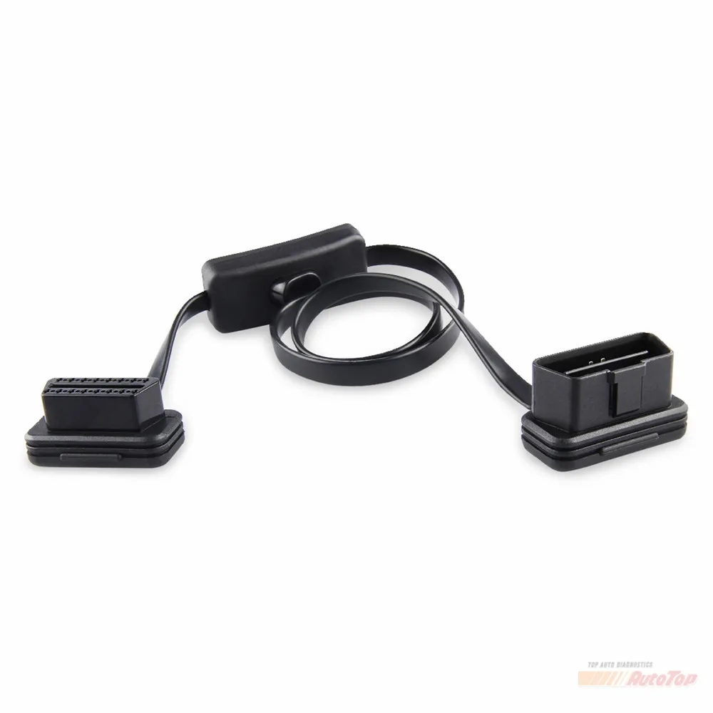 ELM327 кабель для 16Pin OBD2 разъем OBD 2 кабель 16Pin гнездовой разъем OBD II OBD2 с переключателем диагностический разъем для ELM327