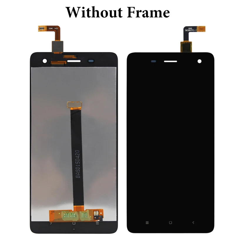 5 ''черный белый OEM Высокое качество сенсорный экран для Xiaomi Mi 4 ЖК-дисплей с