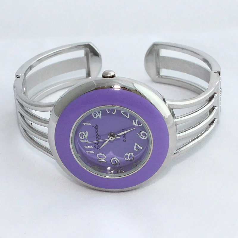 D7 Purple Модные женские часы, женские часы-браслет, Женские кварцевые наручные часы для женщин, женские часы, Прямая поставка - Цвет: D7 Purple