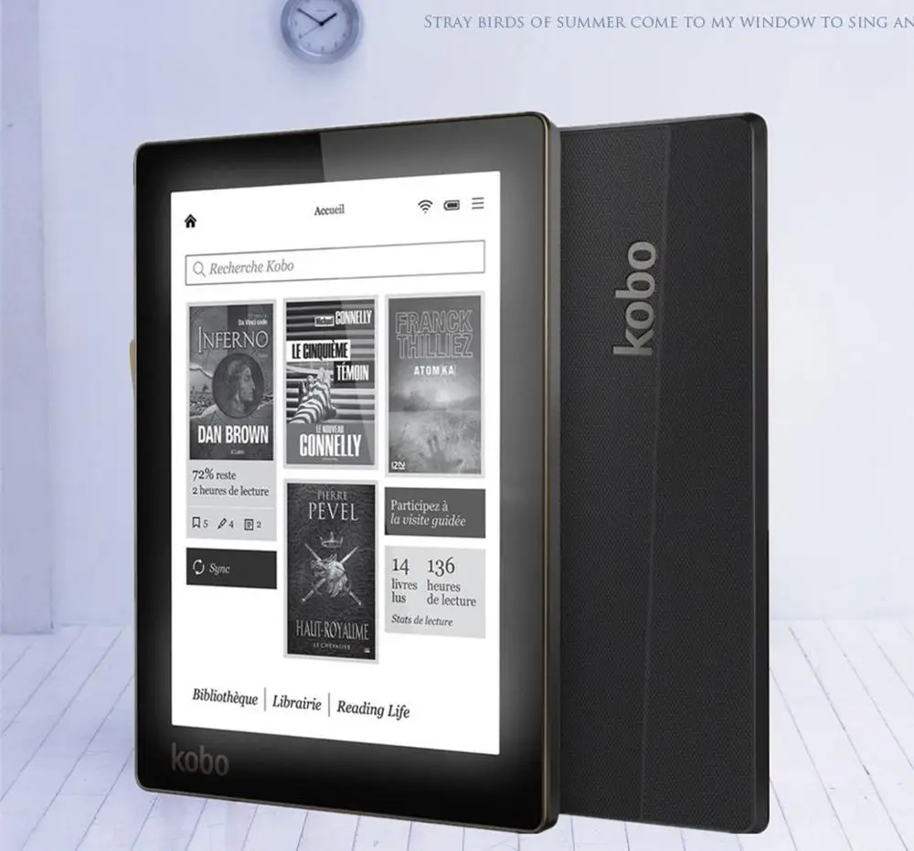 Хорошая Электронная книга Kobo Aura электронная книга читатель e-ink электронная книга 6 дюймов 4 ГБ 1024x758 N514 WiFi Встроенная подсветка электронная книга ридер