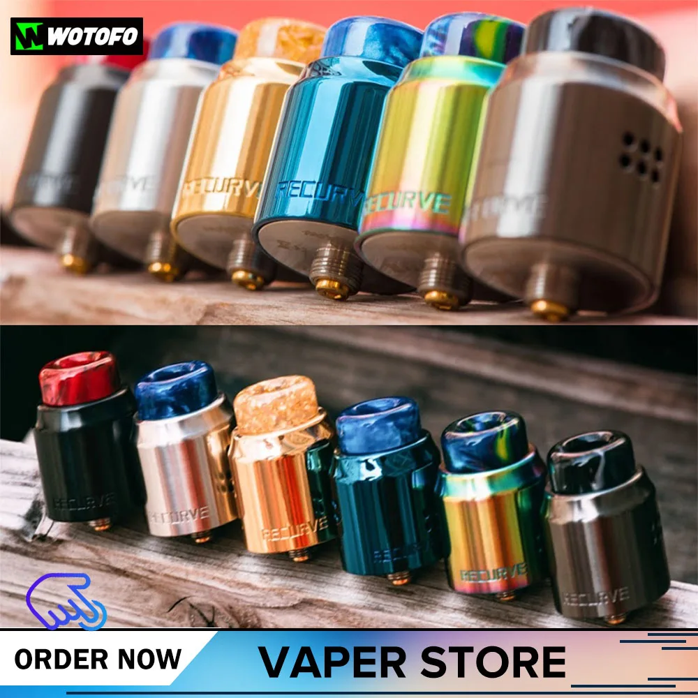Оригинальный Рекурсивный испаритель Wotofo двойной RDA вейп бак атомайзер для
