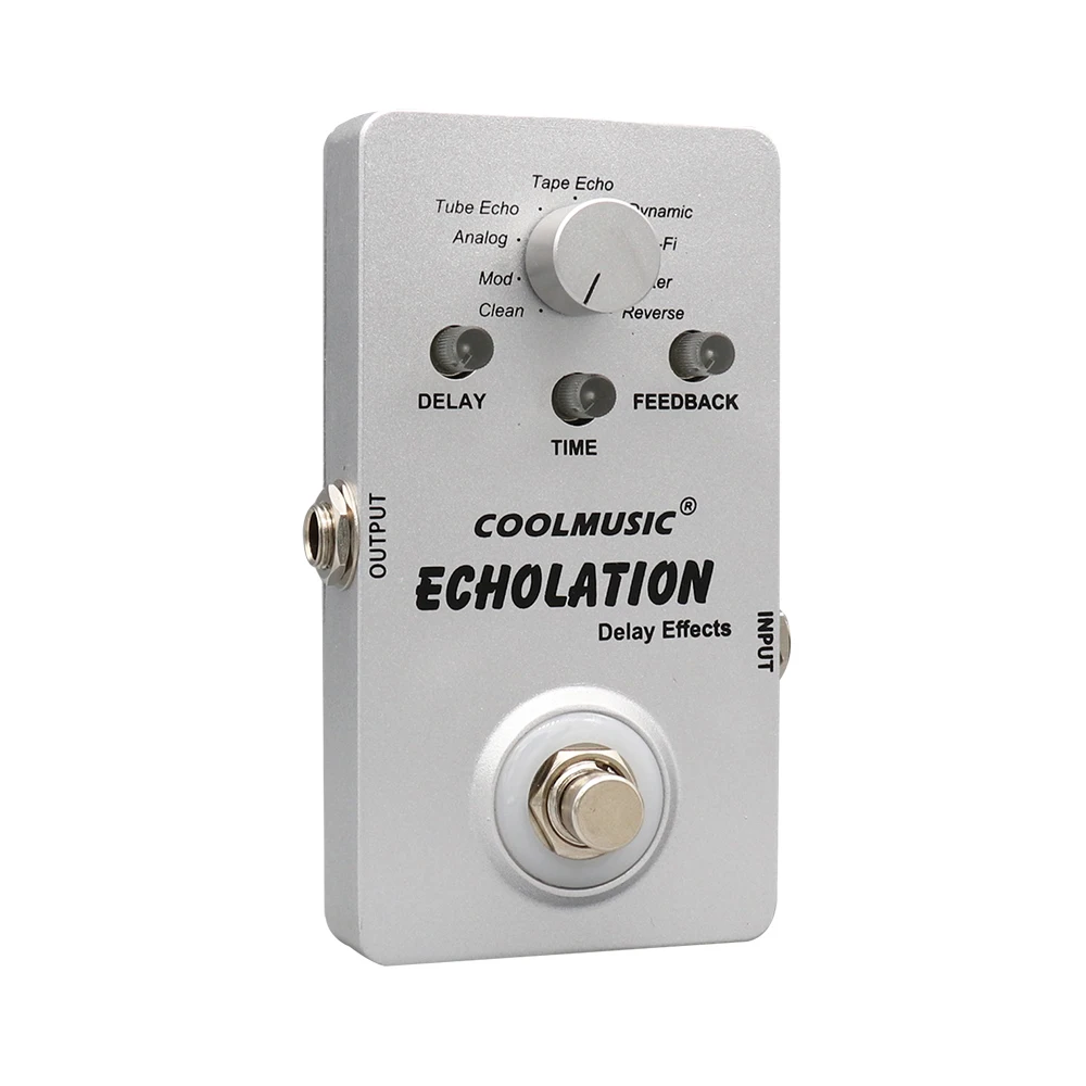 Coolmusic Digital Echolation Delay гитарная педаль с 9 эффектами